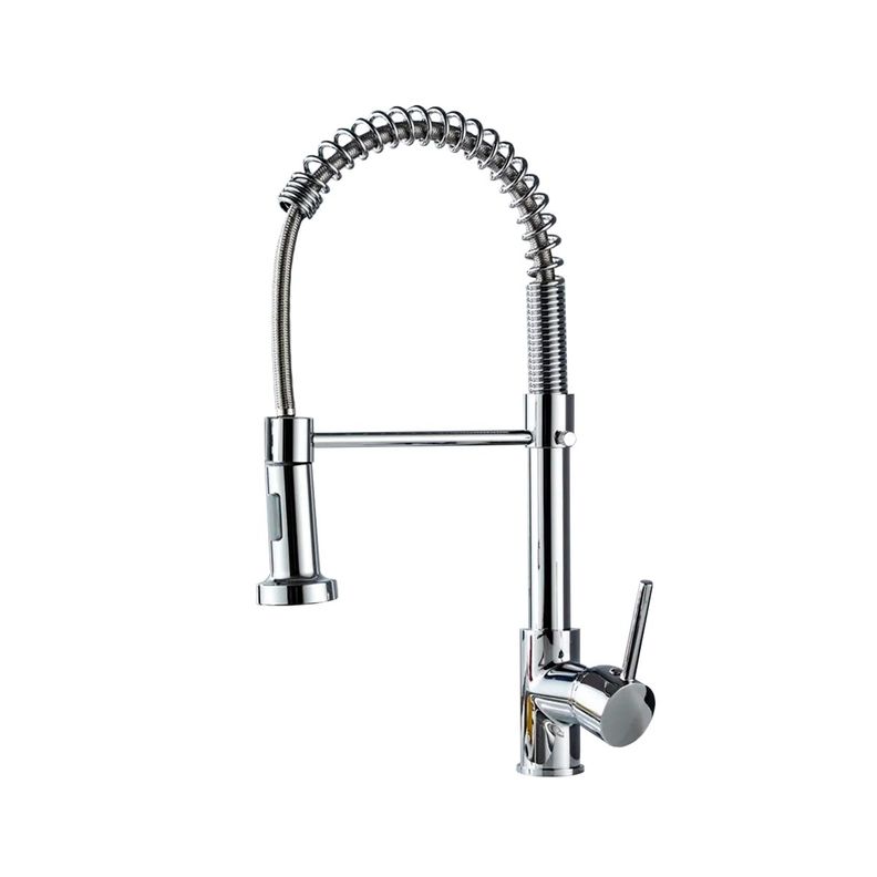 Llave Grifería Lavaplatos Simple Cuello Cisne Flexible Tap03-0