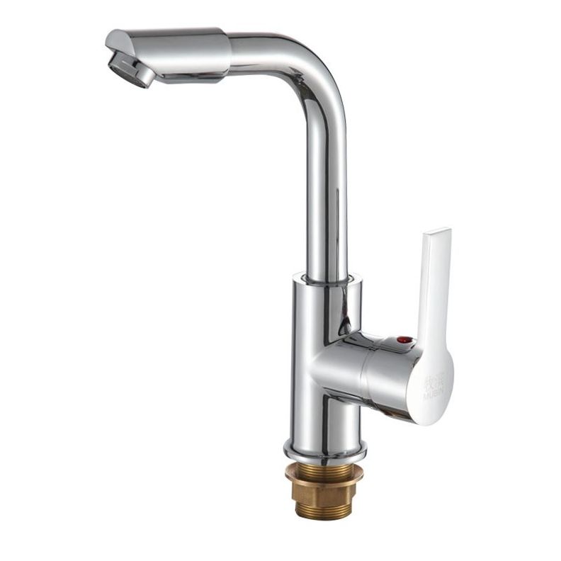 Llave Grifería Lavaplatos Monomando Alargado Plateado Cocina Tap07-0
