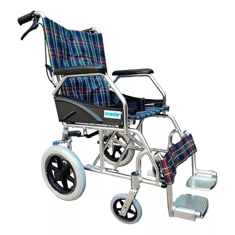 Silla De Ruedas De Paseo Y Traslado En Aluminio Oneder-0
