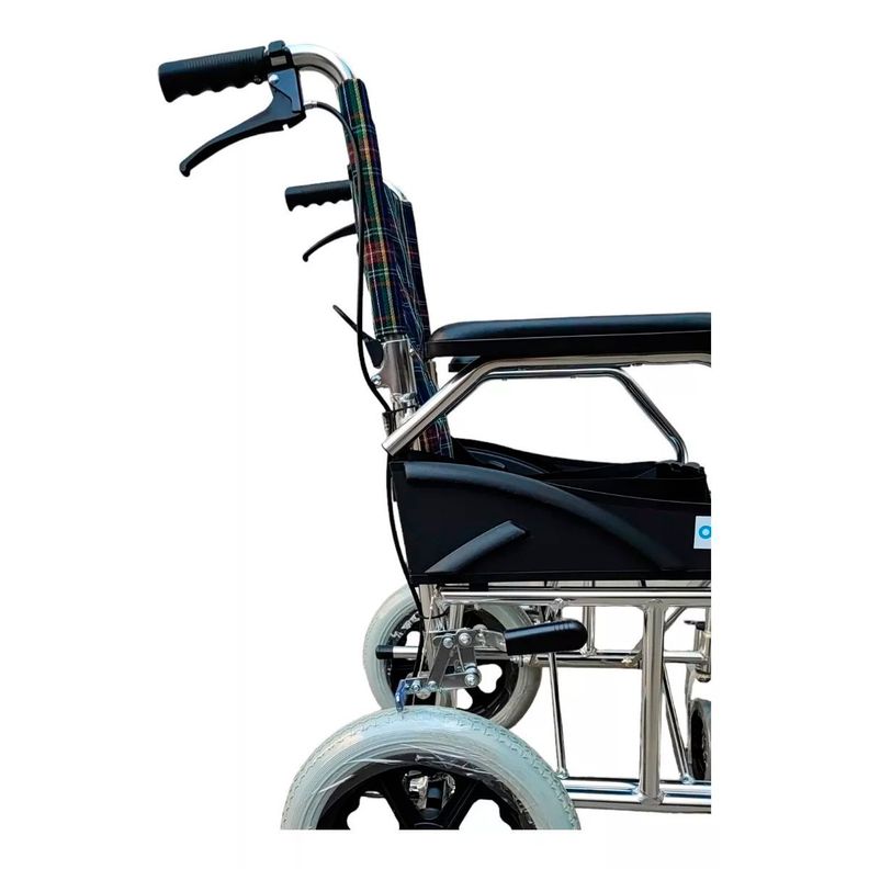 Silla De Ruedas De Paseo Y Traslado En Aluminio Oneder-5