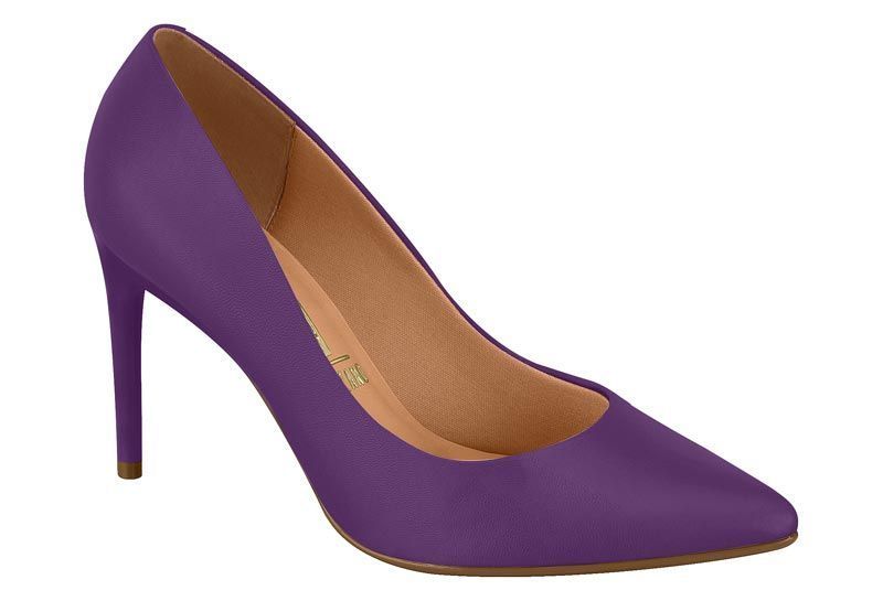 Zapato Mujer Taco Aguja Stiletto Morado 1344-100- Vizzano-0