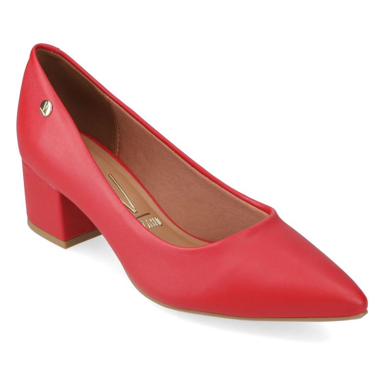 Tacones Mujer Vizzano Eco Cuero Rojo 5 Cm 34