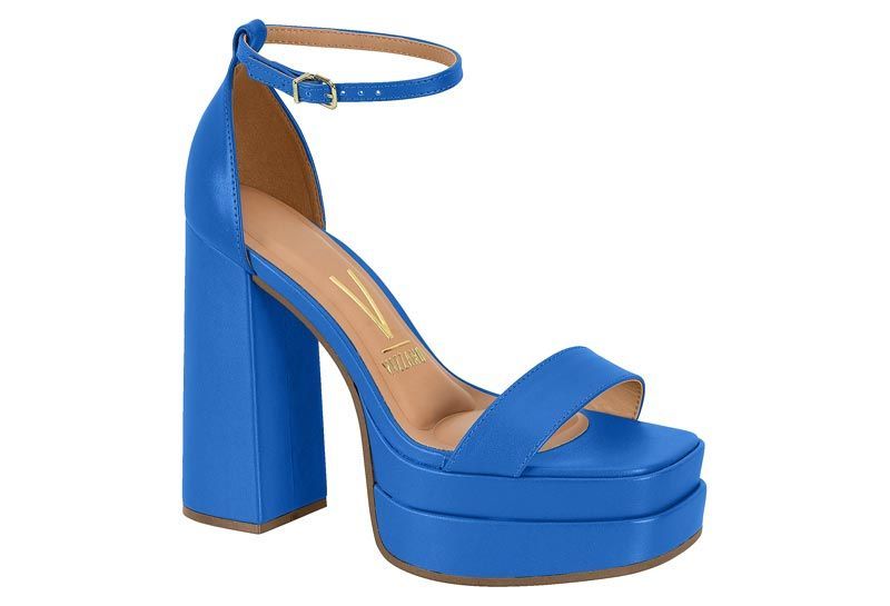 Sandalia Taco Vizzano Azul