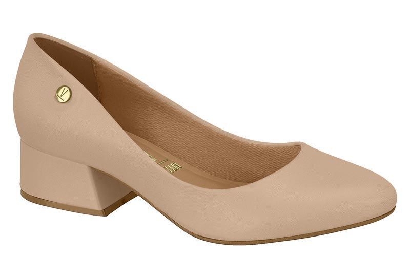 Zapato Mujer Taco Cuadrado Beige 1346-100- Vizzano-0