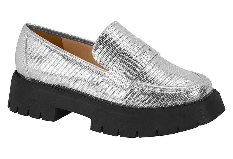 Mocasin Plateado Vizzano