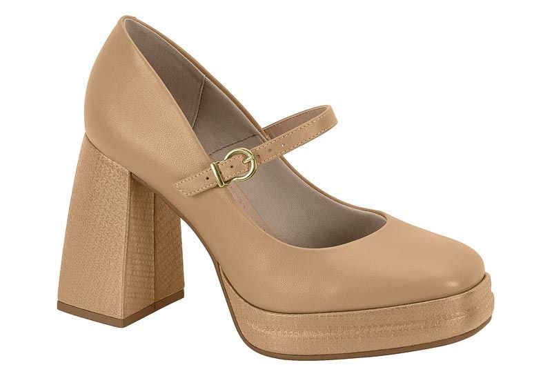 Stiletto Beira Rio Café Taco 13 Cm