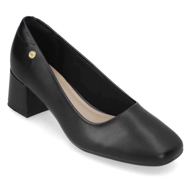 Taco Ancho 5 cm Negro Moleca