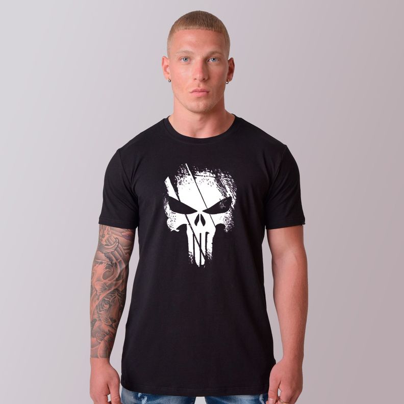 Polera Basic The Punisher Edicion Limitada Black-2