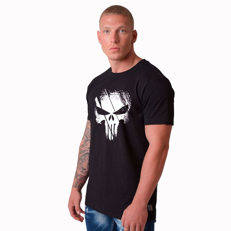 Polera Basic The Punisher Edicion Limitada Black-3