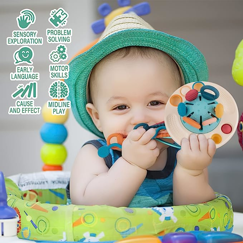 Juguete De Estimulación Sensorial Montessori 4 En 1 Bebe-4