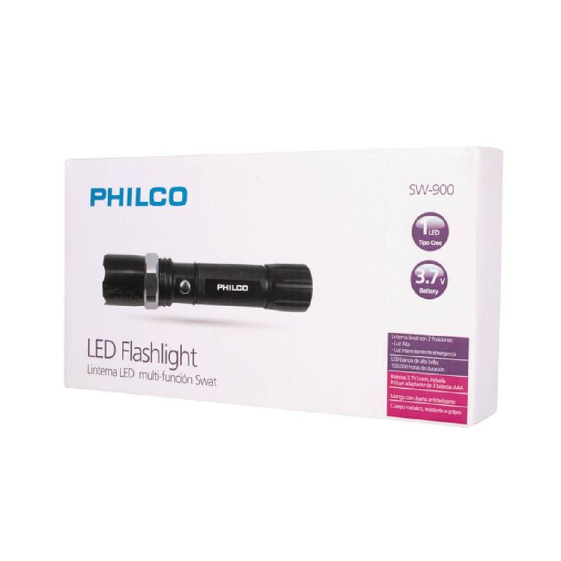 LINTERNA LED MULTIFUNCION SWAT 3 WATTS-2