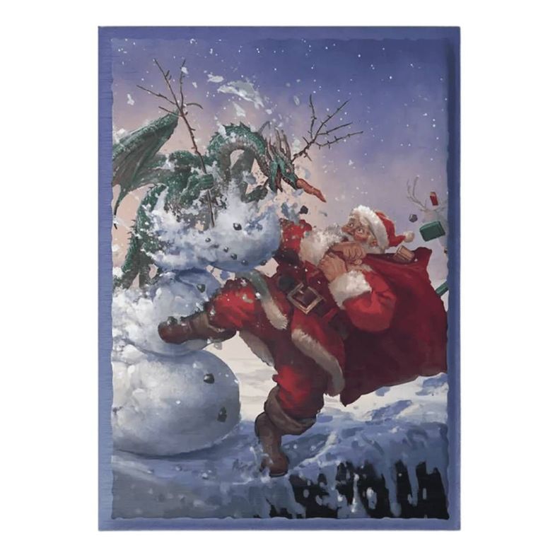 Protectores Dragon Shield 100: Brushed -Christmas 2025- Art Negro