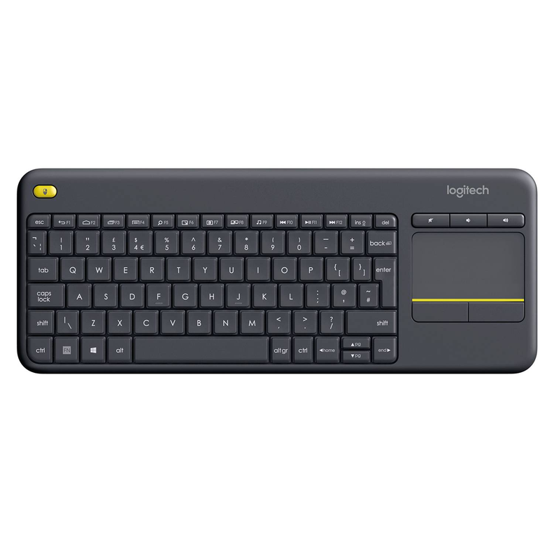 Teclado Logitech K400 Plus Inalambrico Touchpad p/ Smart TV-0