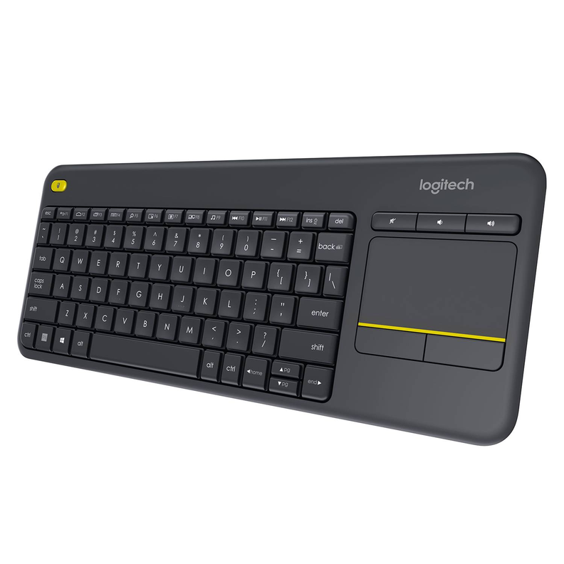 Teclado Logitech K400 Plus Inalambrico Touchpad p/ Smart TV-1