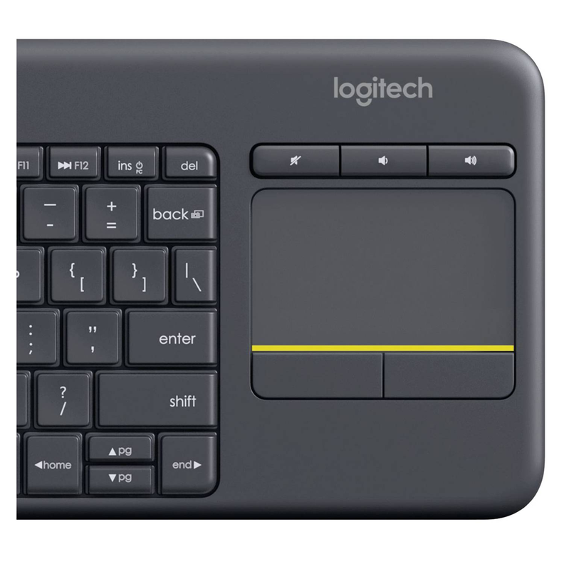 Teclado Logitech K400 Plus Inalambrico Touchpad p/ Smart TV-2