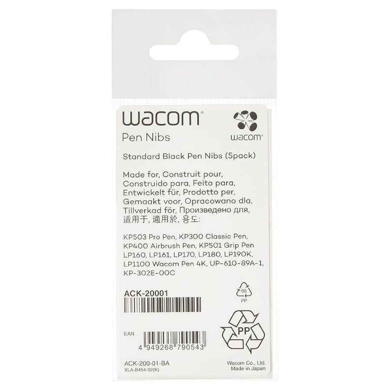 Puntas Estandar para lápices digitales Wacom Intuos4-2