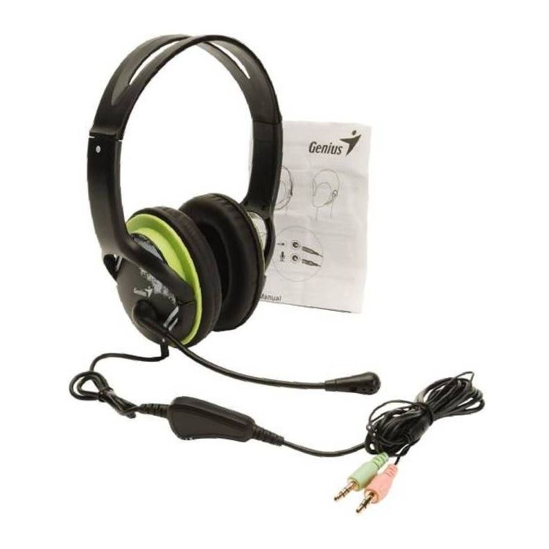 Audifonos Gamer Genius Verde-0