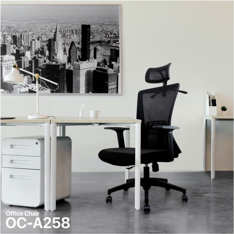 Silla de Oficina Fantech OCA258 Negra-5