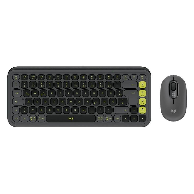 Teclado Logitech POP Icon Combo Español Negro-0