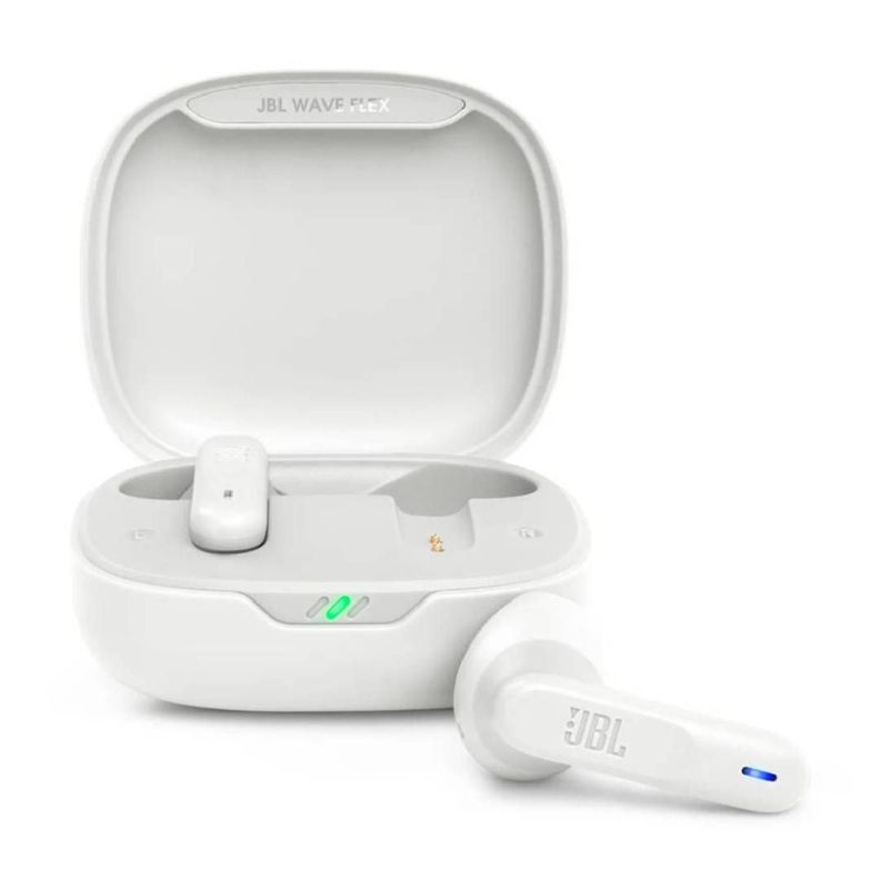 Audifonos JBL Inalámbricos Wave Flex Blanco-1