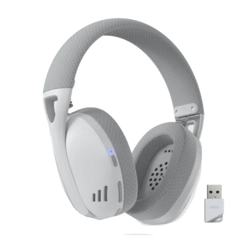 Audifonos Inalambricos Redragon Ire Pro H848 Blanco y Gris-1