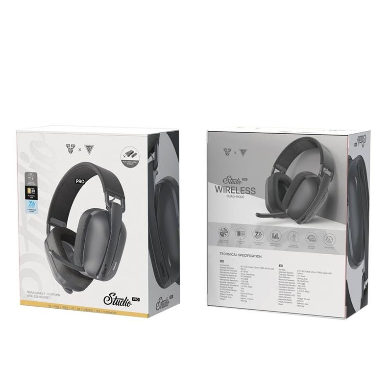 Audífonos Fantech Studio Pro WHG03P Grey Edition Wireless-7