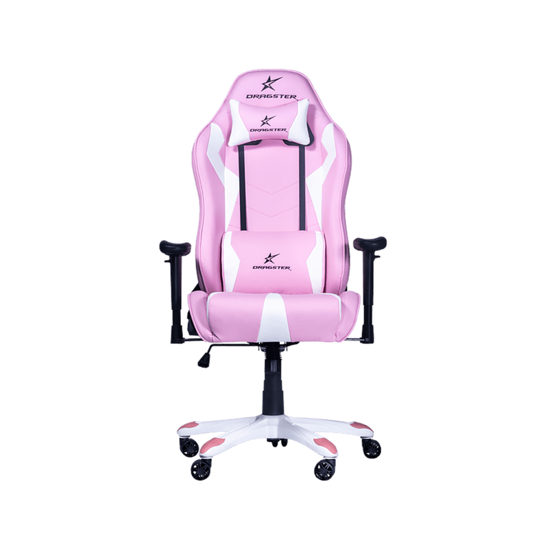 Silla Gamer Dragster GT 500 Pink Edition  Apoyabrazo 3D-0
