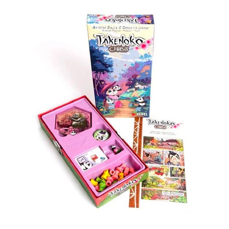 Juego de Mesa: Takenoko Chibis (Expansión) - Fractal Juegos-1