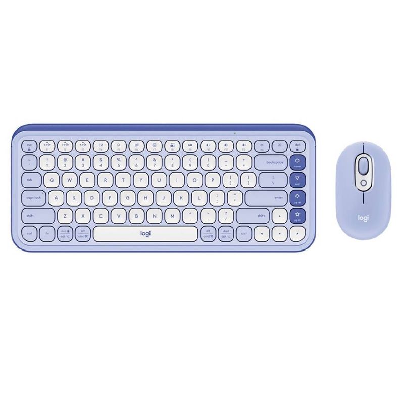 Teclado Logitech POP Icon Combo Español Lila-0