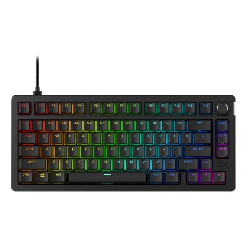Teclado Gamer Hyperx Alloy Rise 75 Mecánico Sw Red Negro-0