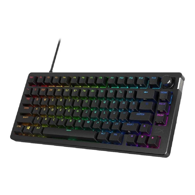 Teclado Gamer Hyperx Alloy Rise 75 Mecánico Sw Red Negro-1