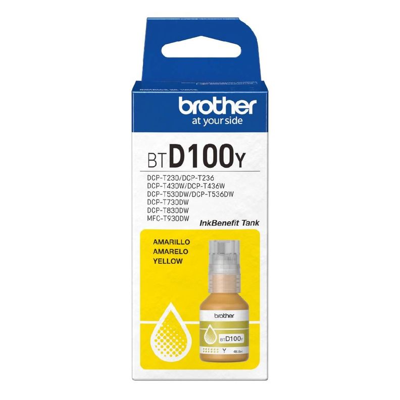 Tinta Brother BTD100Y Amarillo-0
