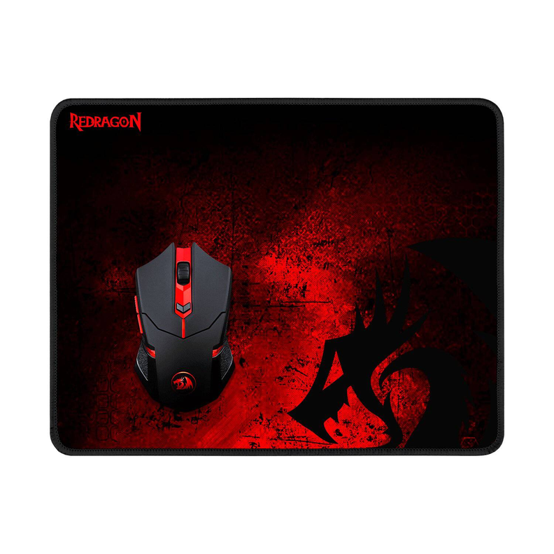 Kit Mousepad y Mouse Gamer Redragon Inalambrico M601WL-BA-0