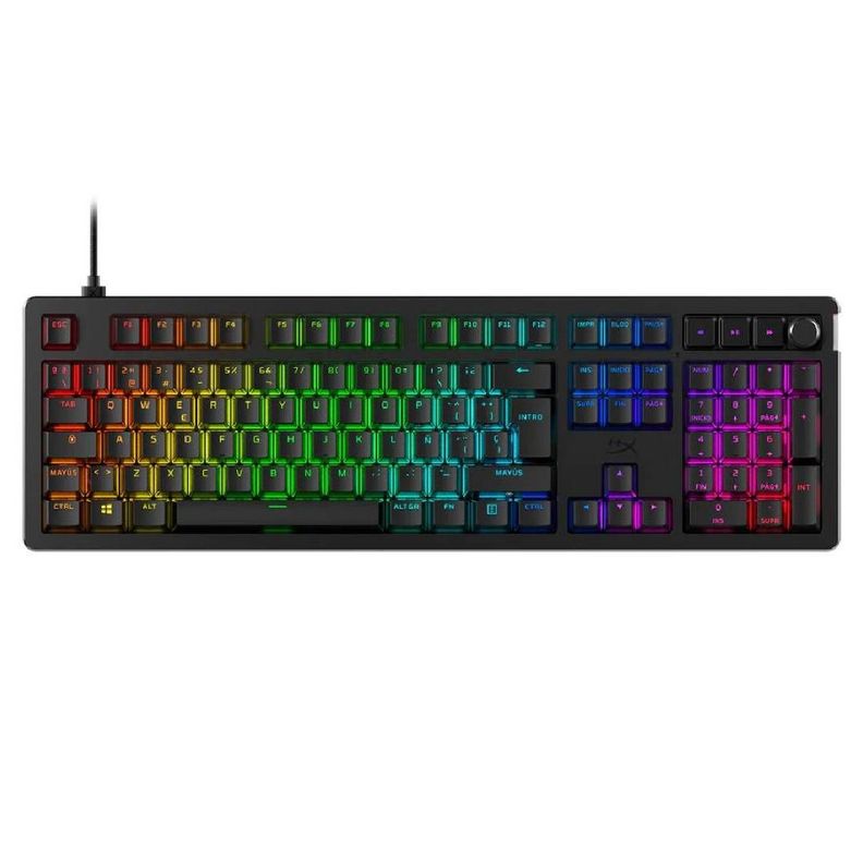 Teclado Gamer HyperX Alloy Rise 100 Mecánico SW Red Negro-0