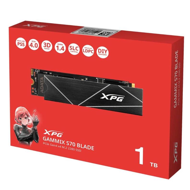 Disco Duro SSD Gammix S70 Blade Gen4 M.2 1TB XPG | Paris.cl