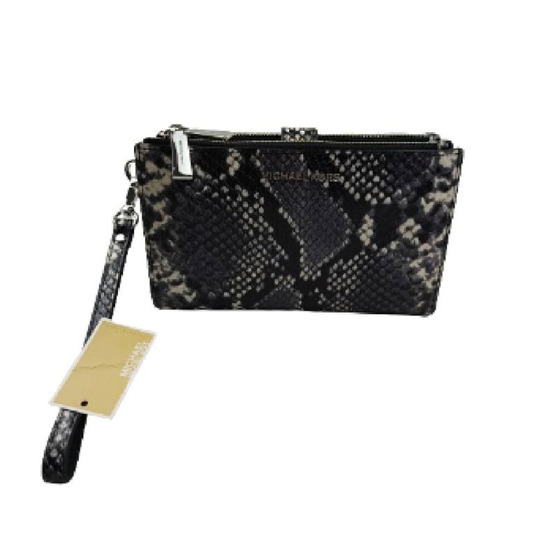 Billetera Mk Serpiente Negra/gris-1