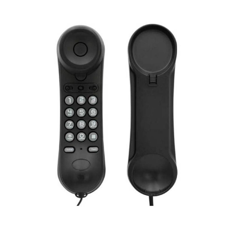 Teléfono Fijo Philco Tipo Góndola 120BK Slim Negro-0