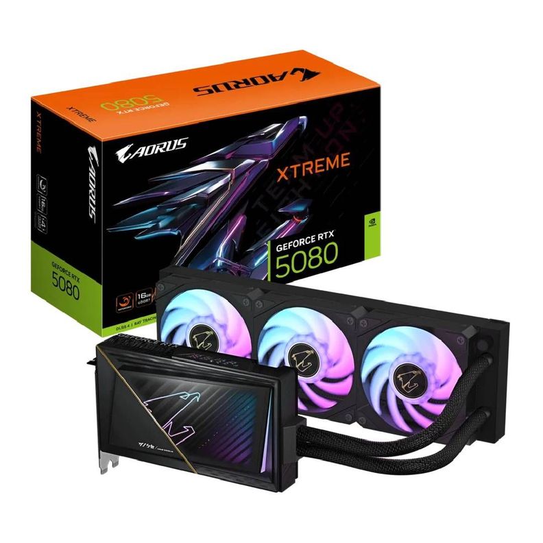 T. de Video Gigabyte GeForce RTX 5080 XTREME WATERFORCE 16G-0