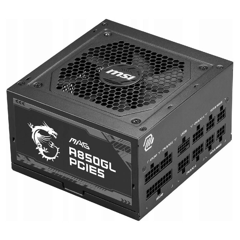 Fuente de Poder MSI MAG A850GL PCIE5 80 Plus Gold Modular-0