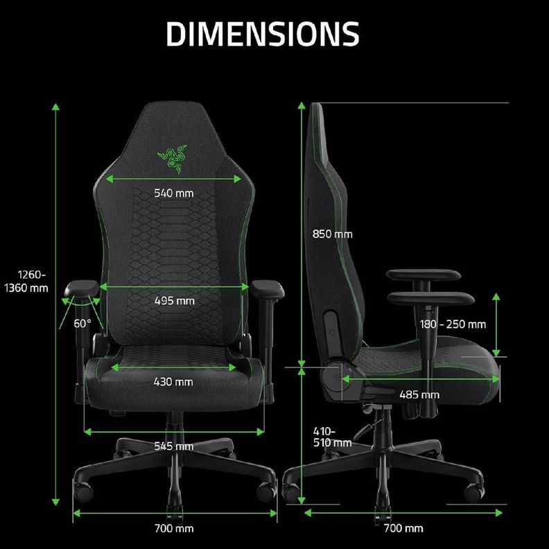 Silla Razer Iskur X V2 Black-2