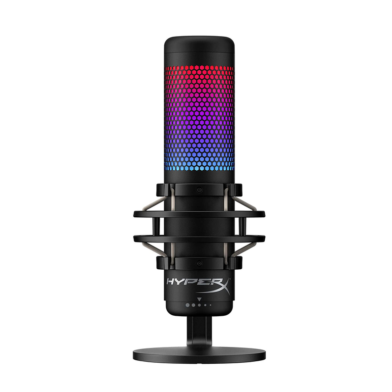 Microfono Gamer HyperX Quadcast S RGB USB Podcast Streaming-0