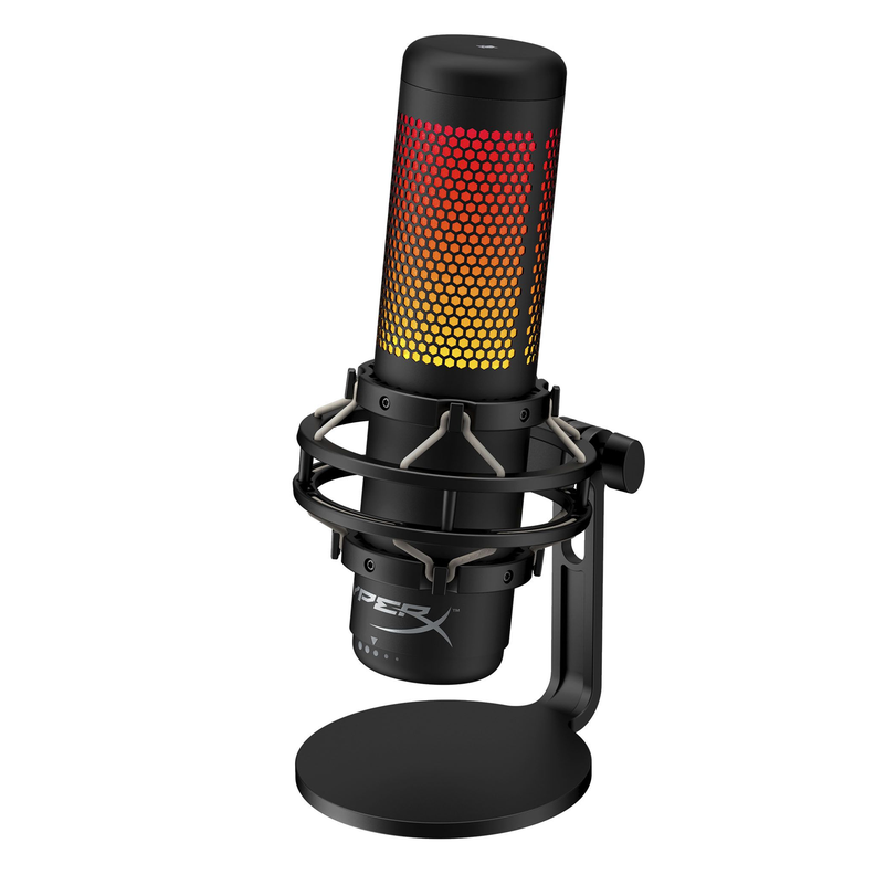 Microfono Gamer HyperX Quadcast S RGB USB Podcast Streaming-1
