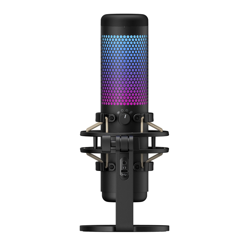 Microfono Gamer HyperX Quadcast S RGB USB Podcast Streaming-2