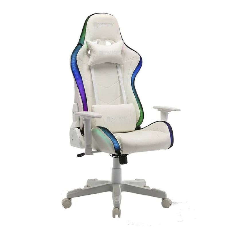 Silla Gamer Hype Legend Intense Evil Blanca RGB-1