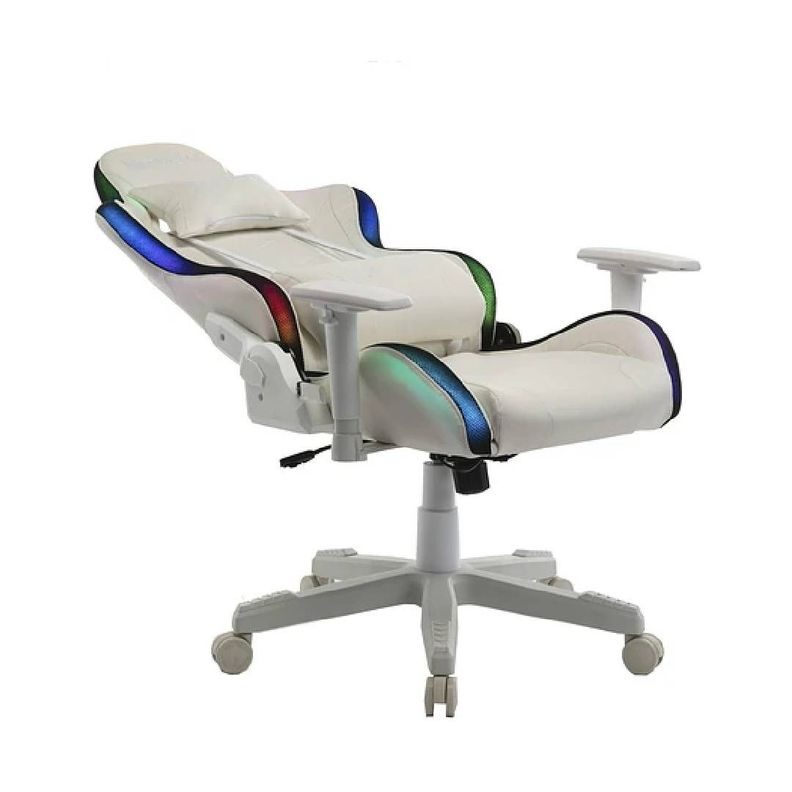 Silla Gamer Hype Legend Intense Evil Blanca RGB-2