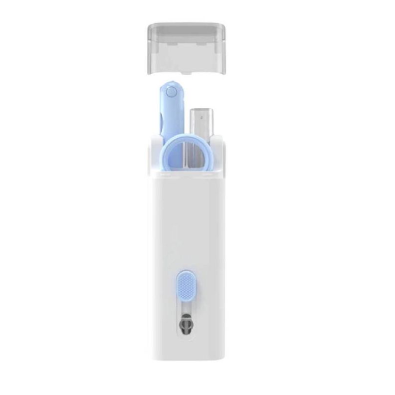 Kit 7 en 1 Cepillo Limpiador para Teclados y Accesorios Azul