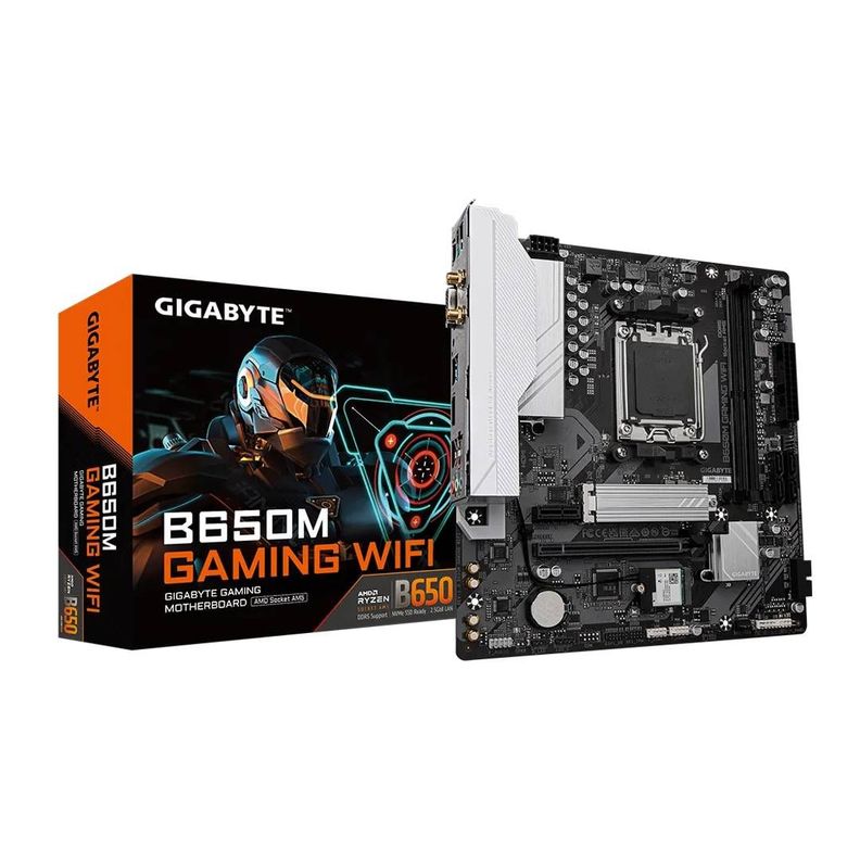 Placa Madre Gigabyte B650M GAMING WIFI, mATX, AM5