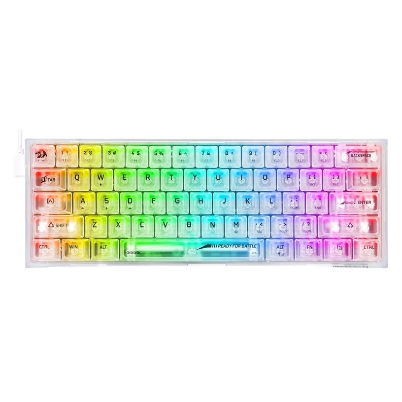 Teclado Redragon Fizz RGB K617CT-RGB-0
