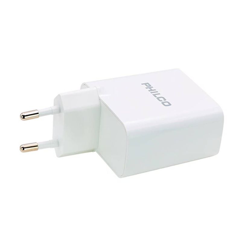 Cargador Super Rapido Philco Usb 3.0 65W QC665-3