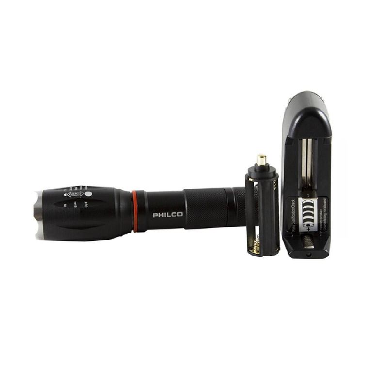 LINTERNA LED TIPO CREE 2 LUCES PHILCO-4